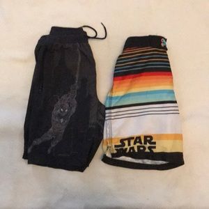 2 boys swim trunks Med/ 7-8